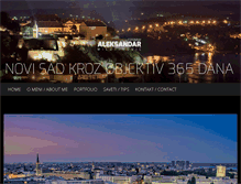 Tablet Screenshot of aleksandarmilutinovic.com